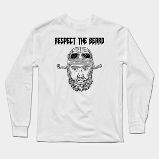 Respect The Beard Long Sleeve T-Shirt